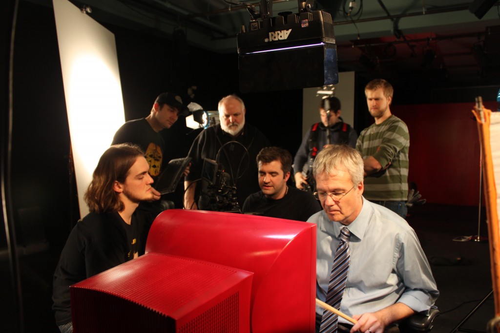 The Cast and Crew of W(or)K at work.